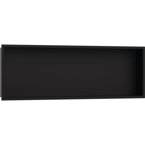  - HANSGROHE XtraStoris Original Wnęka ścienna z ozdobną ramką 30 x 90 x 10 cm czarny mat 56067670 - 56067670 - Łazienki Szydłowski