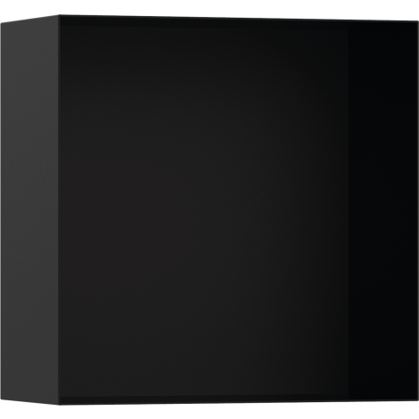  - HANSGROHE XtraStoris Minimalistic Wnęka ścienna bez ozdobnej ramki 30 x 30 x 14 cm czarny mat  56079670 - 56079670 - Łazienki Szydłowski