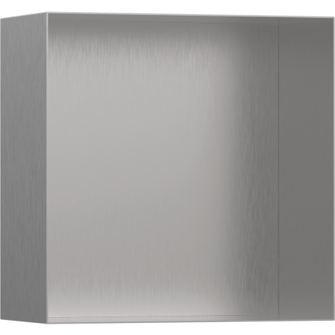  - HANSGROHE XtraStoris Minimalistic Wnęka ścienna bez ozdobnej ramki 30 x 30 x 14 cm stal szlachetna szczotkowana 56079800 - 56079800 - Łazienki Szydłowski