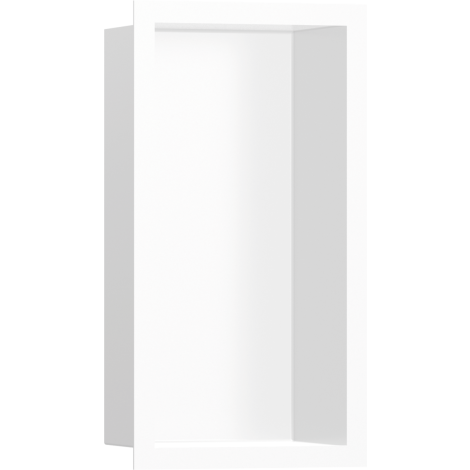 - HANSGROHE XtraStoris Individual Wnęka ścienna z ozdobną ramką biały mat 30 x 15 cm 56096700 - 56096700 - Łazienki Szydłowski
