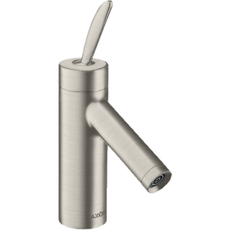  - AXOR Starck Classic Jednouchwytowa bateria umywalkowa 70 z kompletem odpływowym z cięgłem stal szlachetna optyczna 10010800 - 10010800 - Łazienki Szydłowski