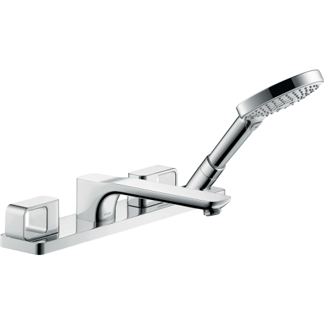  - AXOR Urquiola 4-otworowa bateria na brzeg wanny chrom 11443000 - 11443000 - Łazienki Szydłowski