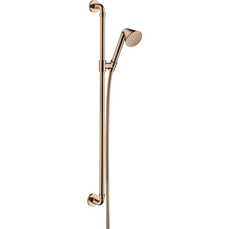  - AXOR Showers/Front Zestaw prysznicowy 90 cm z główką prysznicową 85 1jet EcoSmart czerwony złoty polerowany 26023300 - 26023300 - Łazienki Szydłowski