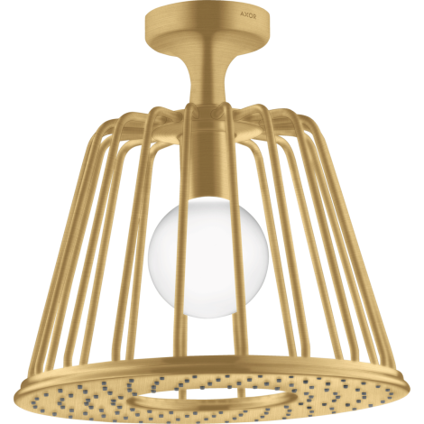  - AXOR LampShower/Nendo LampShower 275 1 jet z przyłączem sufitowym złoty optyczny szczotkowany 26032250 - 26032250 - Łazienki Szydłowski