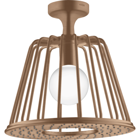  - AXOR LampShower/Nendo LampShower 275 1 jet z przyłączem sufitowym czerwone złoto szczotkowane 26032310 - 26032310 - Łazienki Szydłowski