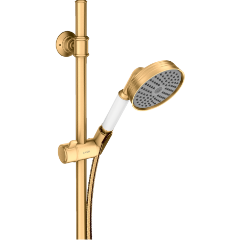  - AXOR Montreux Zestaw prysznicowy 90 cm z główką prysznicową 100 1jet mosiądz szczotkowany 27982950 - 27982950 U - Łazienki Szydłowski