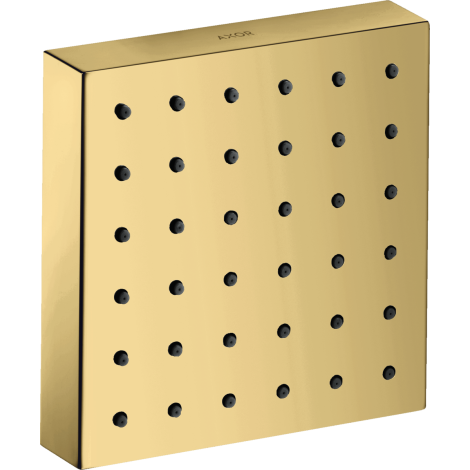  - AXOR ShowerSolutions Moduł prysznicowy 12 x 12cm, kwadratowy, podtynkowy Złoty Optyczny Polerowany 28491990 - 28491990 - Łazienki Szydłowski