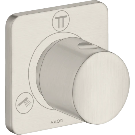 - AXOR Citterio M Zawór odcinająco-przełączający Trio/Quattro, stal szlachetna optyczna 34920800 - 34920800 - Łazienki Szydłowski