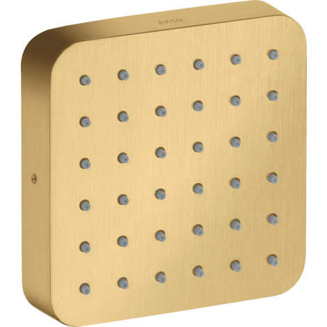 - AXOR Citterio E Moduł prysznicowy 12 x 12 cm, softsquare, podtynkowy złoty optyczny szczotkowany 36822250 - 36822250 - Łazienki Szydłowski