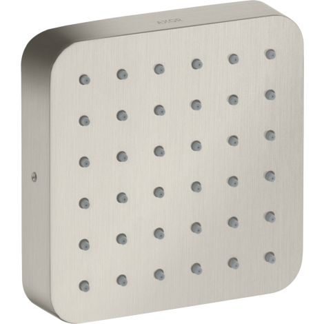  - AXOR Citterio E Moduł prysznicowy 12 x 12 cm, softsquare, podtynkowy stal szlachetna optyczna 36822800 - 36822800 - Łazienki Szydłowski