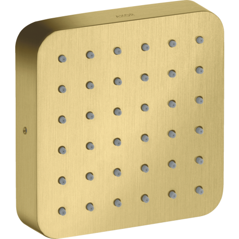  - AXOR Citterio E Moduł prysznicowy 12 x 12 cm, softsquare, podtynkowy mosiądz szczotkowany 36822950 - 36822950 U - Łazienki Szydłowski
