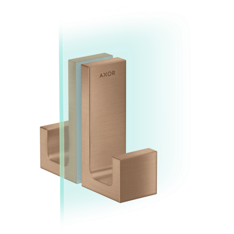- AXOR Universal Rectangular Uchwyt drzwi prysznicowych czerwone złoto szczotkowane 42639310 - 42639310 - Łazienki Szydłowski