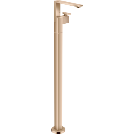  - AXOR Edge bateria umywalkowa z kompletem odpływowym Push-Open, wolnostojąca, szlif diamentowy czerwone złoto polerowane 46041300 - 46041300 - Łazienki Szydłowski