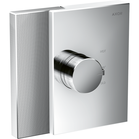 - AXOR Edge Bateria termostatyczna HighFlow, podtynkowa, szlif diamentowy chrom 46741000 - 46741000 - Łazienki Szydłowski