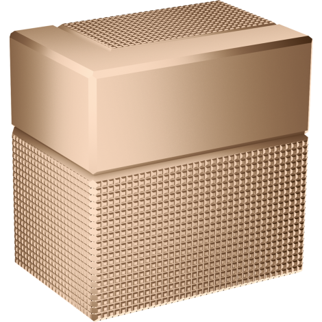 - AXOR Edge Zawór odcinający, podtynkowy, szlif diamentowy czerwone złoto polerowane 46771300 - 46771300 - Łazienki Szydłowski