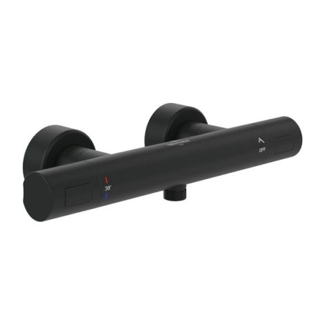 - Villeroy&Boch Universal Taps & Fittings bateria prysznicowa z termostatem, czarny mat TVS000017000K5 - TVS000017000K5 - Łazienki Szydłowski