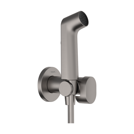 - HANSGROHE słuchawka prysznicowa Bidette czarny chrom szczotkowany 29230340 - 29230340 - Łazienki Szydłowski