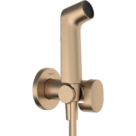  - HANSGROHE słuchawka prysznicowa Bidette 1jet S EcoSmart z mieszaczem, uchwytem i wężem prysznicowym 125 cm brąz szczotkowany 29232140 - 29232140 - Łazienki Szydłowski
