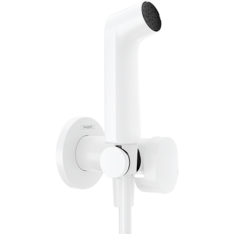 - HANSGROHE słuchawka prysznicowa Bidette 1jet S EcoSmart z mieszaczem, uchwytem i wężem prysznicowym 125 cm biały mat 29232700 - 29232700 - Łazienki Szydłowski