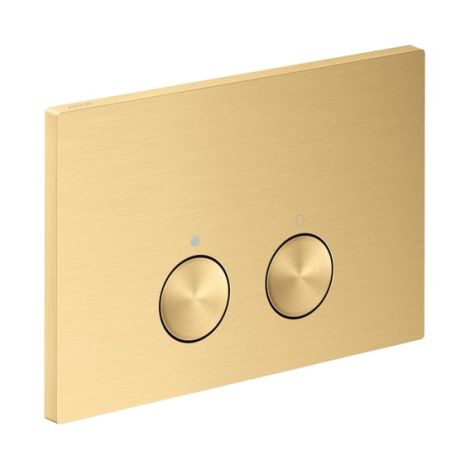  - AXOR FlushPlate Przycisk spłukujący złoty optyczny szczotkowany 42530250 - 42530250 - Łazienki Szydłowski