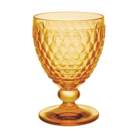 - Villeroy&Boch Boston Kieliszek do wody Żółty, 250 ml, szkło kryształowe 1173320130 - 1173320130 - Łazienki Szydłowski