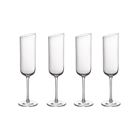 - Villeroy&Boch NewMoon Kieliszek do wina musującego / szampana Przezroczysty, 120 ml, szkło kryształowe - 4 sztuki 1136538130 - 1136538130 - Łazienki Szydłowski