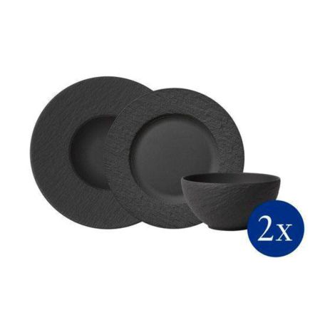  - Villeroy&Boch Manufacture Zestaw startowy Czarny,  6-częściowy. 1042398950 - 1042398950 - Łazienki Szydłowski