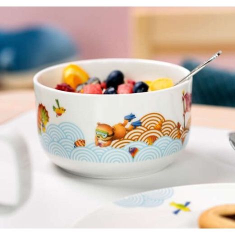 - Villeroy&Boch Kiddy Bears Miseczka 440 ml do płatków dla dzieci Niebieski 1486641970 - 1486641970 ID - Łazienki Szydłowski