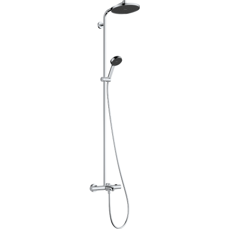  - HANSGROHE Activera S Komplet prysznicowy 240 1 jet EcoSmart z termostatem Ecostat Fine, wannowy chrom 28871000 - 28871000 - Łazienki Szydłowski
