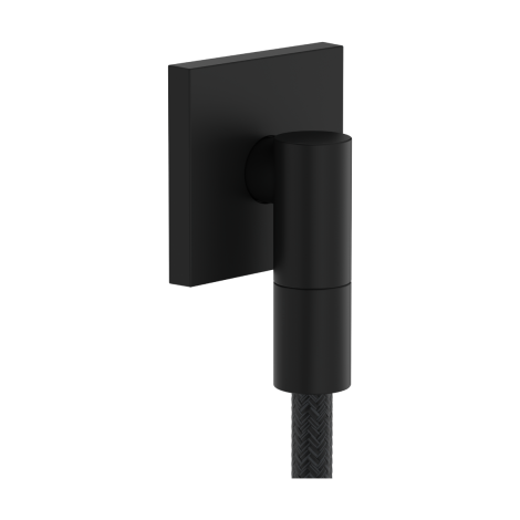  - HANSGROHE FixFit Fine E Przyłącze węża z zaworem zwrotnym, kwadratowe czarny mat 28883670 - 28883670 - Łazienki Szydłowski