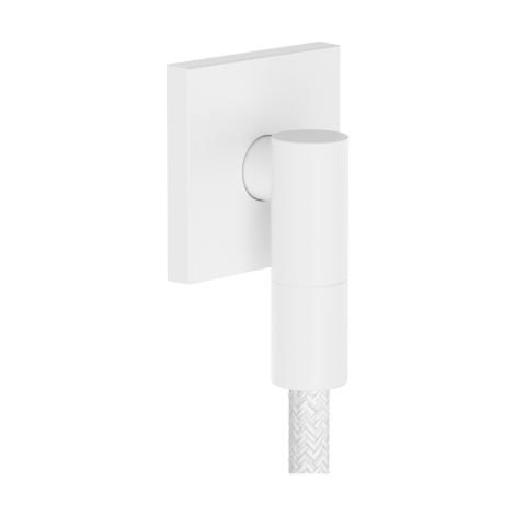  - HANSGROHE FixFit Fine E Przyłącze węża z zaworem zwrotnym, kwadratowe biały mat 28883700 - 28883700 - Łazienki Szydłowski