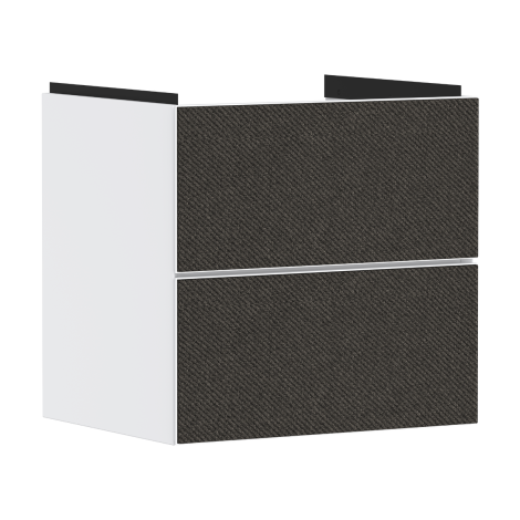  - HANSGROHE Xevolos E Szafka pod umywalkę wiszącą z 2 szufladami 58 x 47,5cm, biały mat 54175660 - 54175660 - Łazienki Szydłowski