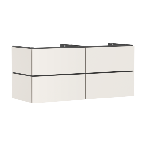  - HANSGROHE Xilesa E Szafka pod szlifowaną umywalkę wpuszczaną w blat/nablatową z 4 szufladami 137,5 x 55 cm piaskowy beż matowy 54305780 - 54305780 - Łazienki Szydłowski