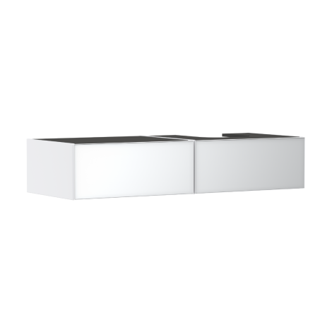 - HANSGROHE Xevolos E Szafka pod szlifowaną umywalkę wpuszczaną w blat/nablatową po prawej stronie z 2 szufladami 137 x 55cm, biały mat 54322320 - 54322320 - Łazienki Szydłowski