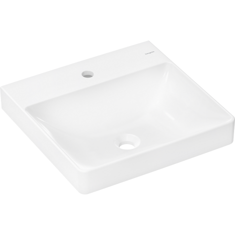 - HANSGROHE Xelu Q Mała umywalka wisząca 50 x 48 cm biały 60316450 - 60316450 - Łazienki Szydłowski