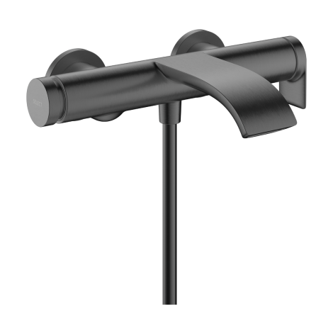  - HANSGROHE Vivenis Jednouchwytowa bateria wannowa, natynkowa czarny chrom szczotkowany 75420340 - 75420340 - Łazienki Szydłowski