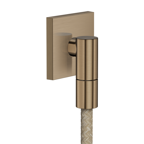  - AXOR Wall outlet Fine Przyłącze węża, kwadratowe brąz szczotkowany 36738140 - 36738140 - Łazienki Szydłowski