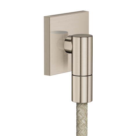 - AXOR Wall outlet Fine Przyłącze węża, kwadratowe nikiel szczotkowany 36738820 - 36738820 - Łazienki Szydłowski