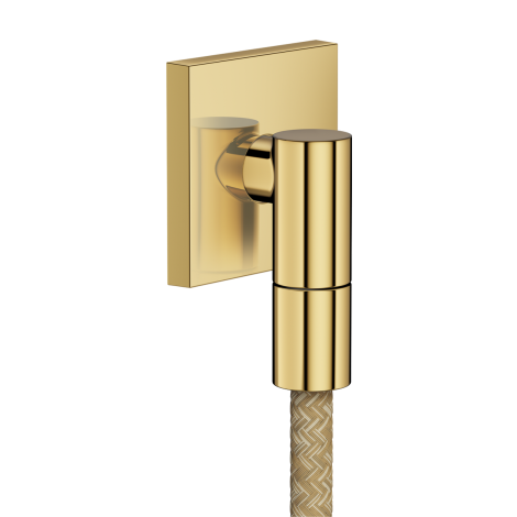  - AXOR Wall outlet Fine Przyłącze węża, kwadratowe złoty optyczny polerowany 36738990 - 36738990 - Łazienki Szydłowski