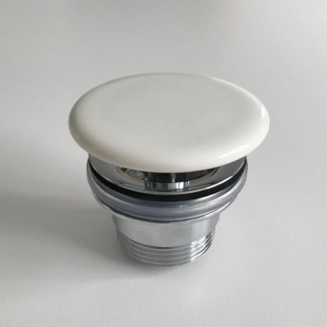 - DURAVIT zawór umywalkowy niezamykany z pokrywą ceramiczną biały połysk 0050750000 - 0050750000 - Łazienki Szydłowski