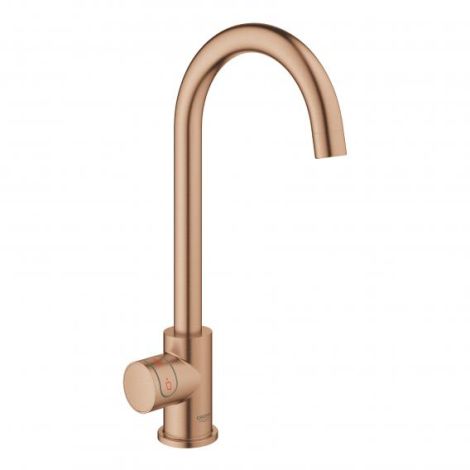 - GROHE-Red Mono Zawór sztorcowy i bojler w rozmiarze M kolor Brushed Warm Sunset 30085DL1 - 30085DL1 - Łazienki Szydłowski