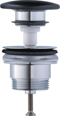 - DURAVIT Zawór Push-Open do umywalek z przelewem, korek ceramiczny antracyt mat 0050791300 - 0050791300 - Łazienki Szydłowski