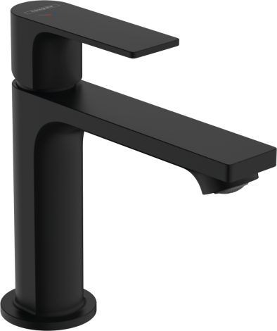- HANSGROHE Rebris E bateria umywalkowa 110 CoolStart bez kompletu odpływowego czarny mat 72560670 - 72560670 - Łazienki Szydłowski