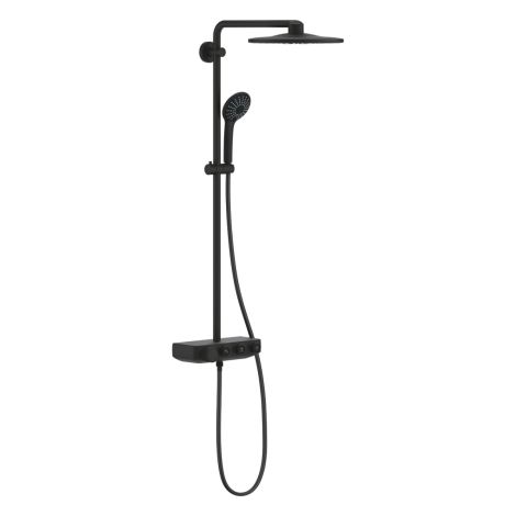 - GROHE- Euphoria System SmartControl 310 Duo zestaw natryskowy z termostatem phantom black 22120KF0 - 22120KF0 - Łazienki Szydłowski