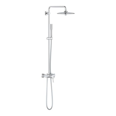 - GROHE-Euphoria System 260 zestaw natyskowy z jednouchwytową baterią ścienną chrom 23061003 - 23061003 - Łazienki Szydłowski