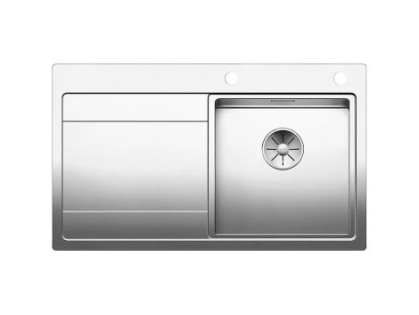 - BLANCO DIVON II 45 S-IF zlewozmywak 86x51 cm komora prawa, korek auto., InFino, stal polerowana 521658 - 521658 - Łazienki Szydłowski