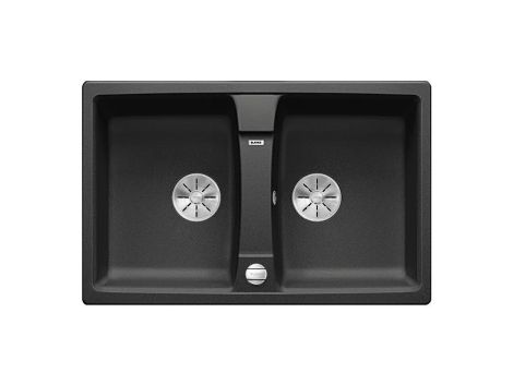 - BLANCO LEXA 8 Silgranit zlewozmywak 78x50 cm odwracalny, korek auto., InFino antracyt 524950 - 524950 - Łazienki Szydłowski