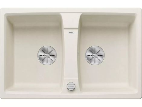 - BLANCO LEXA 8 Silgranit Zlewozmywak 78x50 cm odwracalny, korek auto., InFino delikatny biały 527096 - 527096 - Łazienki Szydłowski