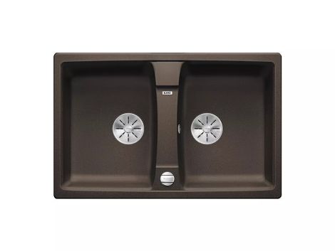 - BLANCO LEXA 8 Silgranit zlewozmywak 78x50 cm odwracalny, korek auto., InFino kawowy 524959 - 524959 - Łazienki Szydłowski