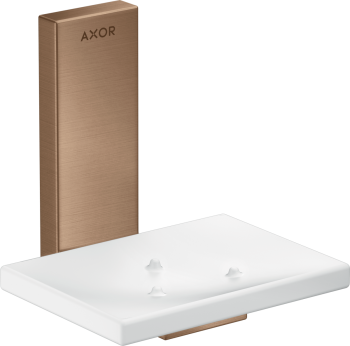 AXOR Universal Rectangular Mydelniczka czerwone złoto szczotkowane 42605310